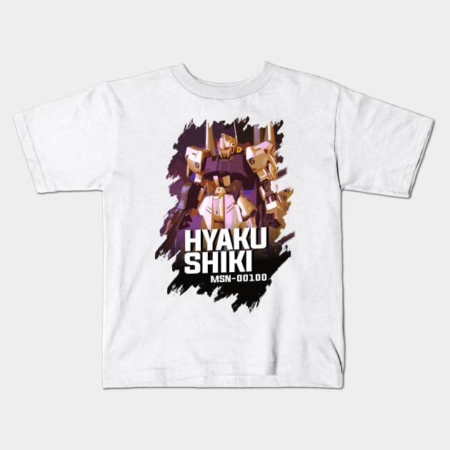 HYAKU SHIKI LAS VEGAS Kids T-Shirt by sabart_gunpla